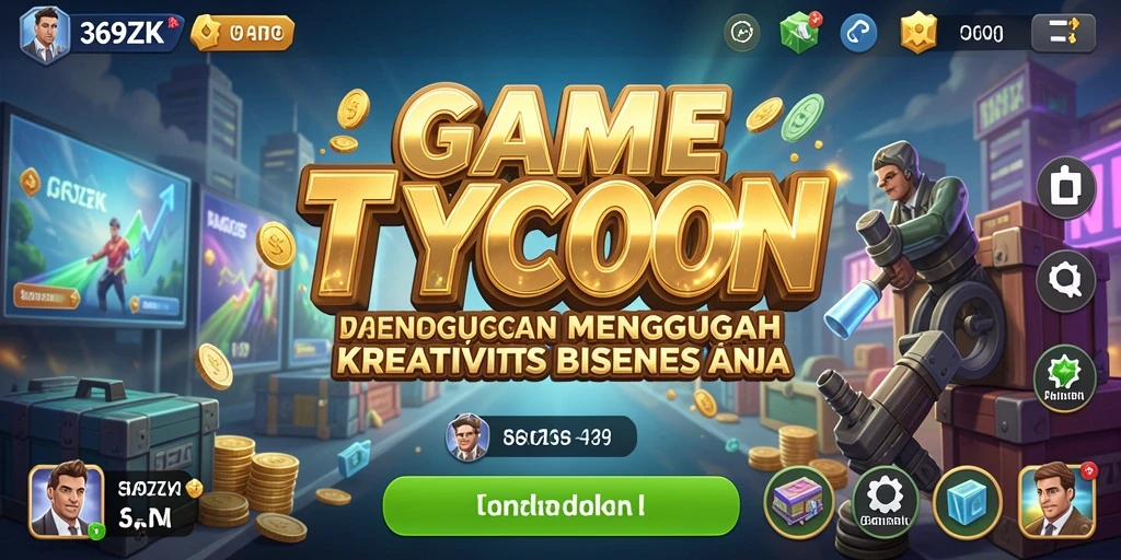 Screenshot utama 369ZK menampilkan gameplay Tycoon yang seru dan menantang.