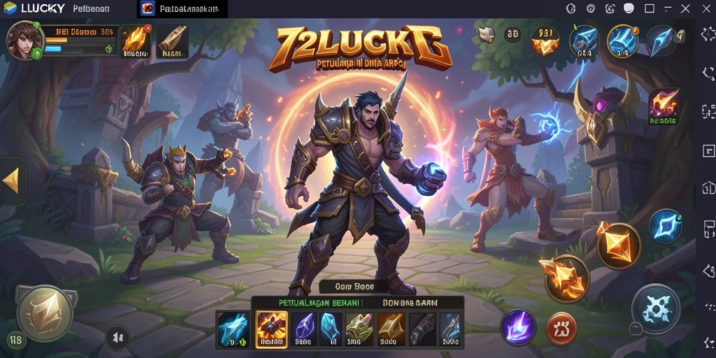 Tampilan gameplay ARPG yang mendebarkan dan grafis yang memukau.