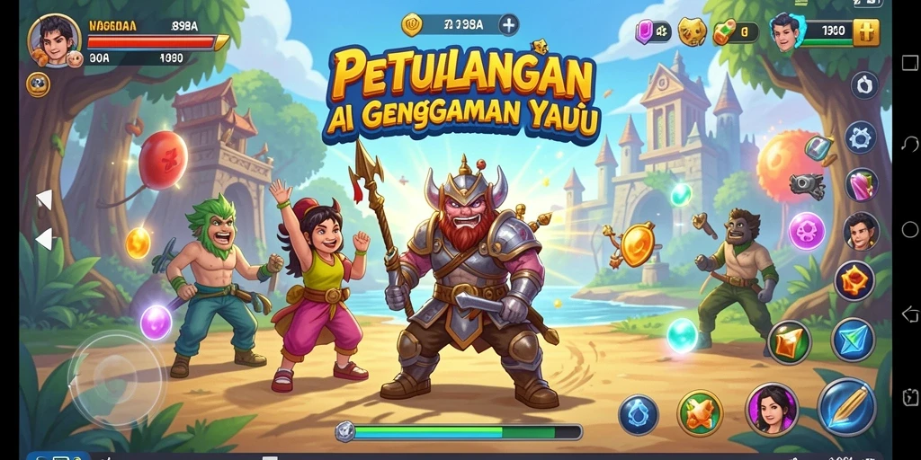Gameplay seru dan penuh aksi dalam 898A.