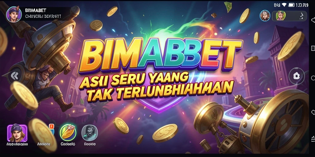 Screenshot gameplay BIMABET menampilkan aksi seru dan karakter dinamis.