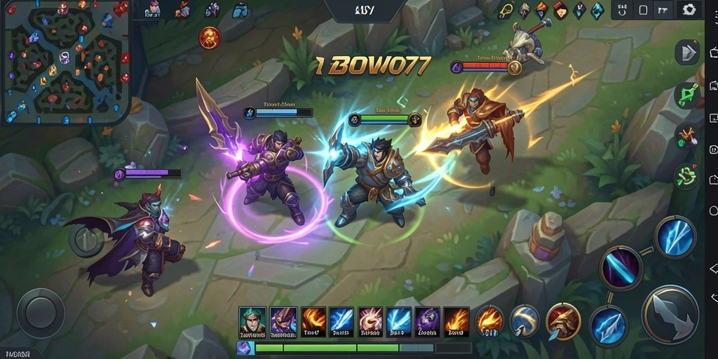 Gameplay seru BOWO77 dengan strategi tim yang mendebarkan.