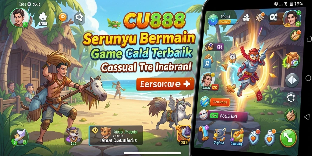 Screenshot CU888 menampilkan gameplay yang seru dan interaktif.