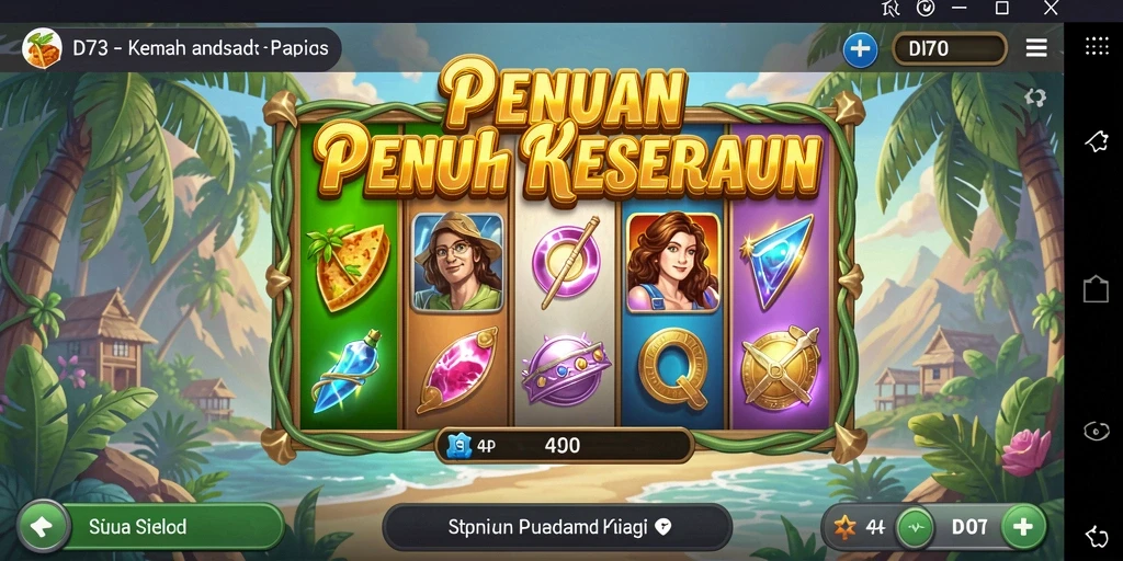 Gameplay D73 yang seru dengan grafis yang menawan.