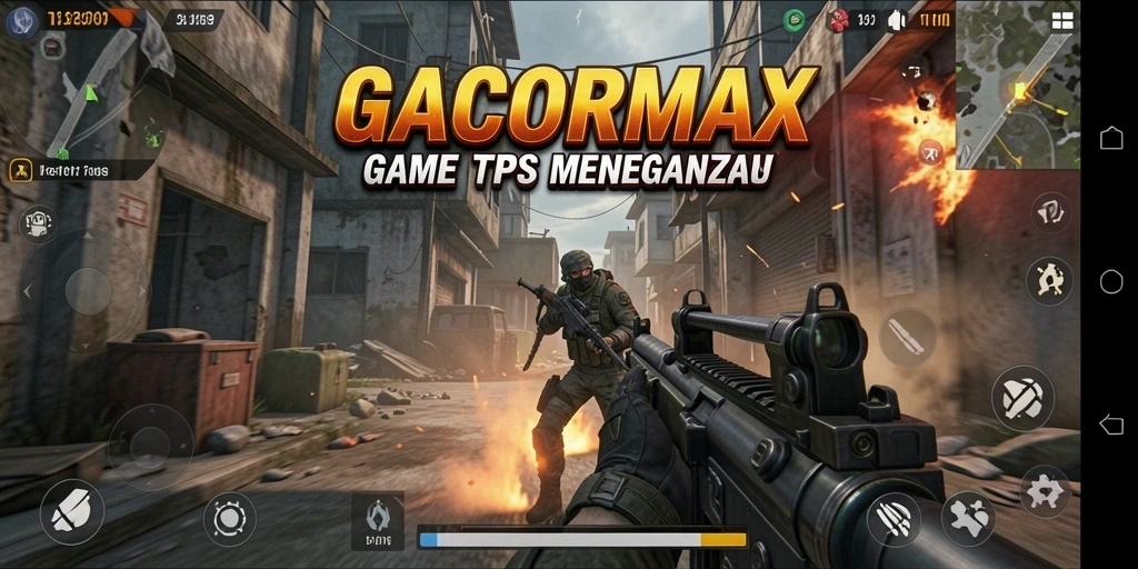 Screenshot gameplay GACORMAX yang menegangkan dan penuh aksi.