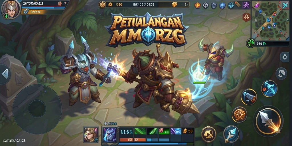 Tampilan gameplay epik di GATOTKACA123 dengan aksi bertarung yang mengasyikkan.