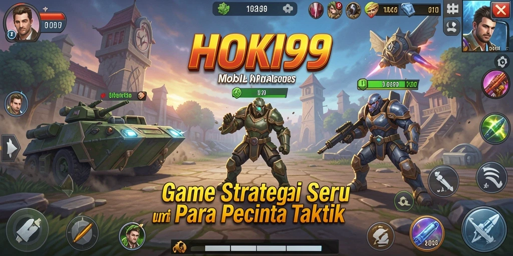 Tampilan gameplay seru dan mendebarkan dari HOKI99, menguji strategi Anda.