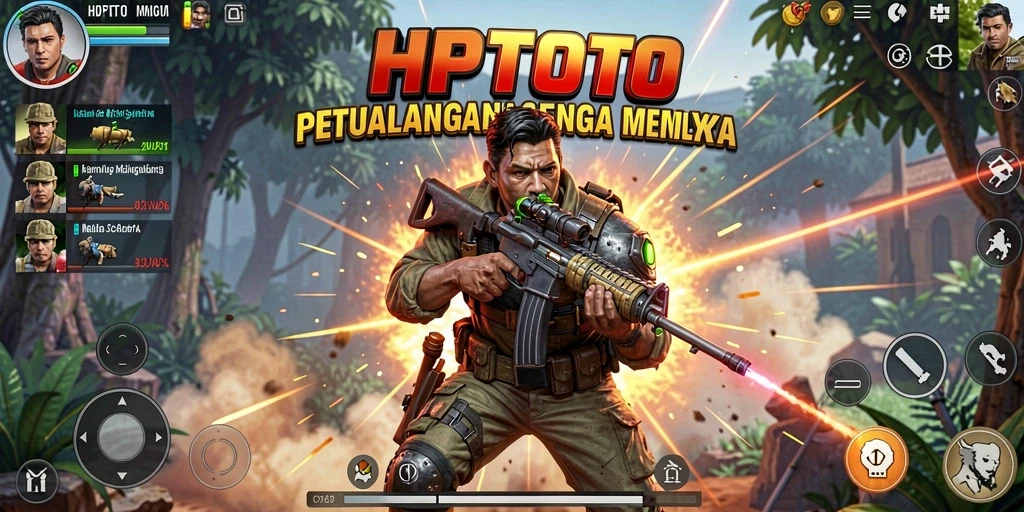 Tampilan gameplay HPTOTO dengan aksi mendebarkan dan grafis bagus.