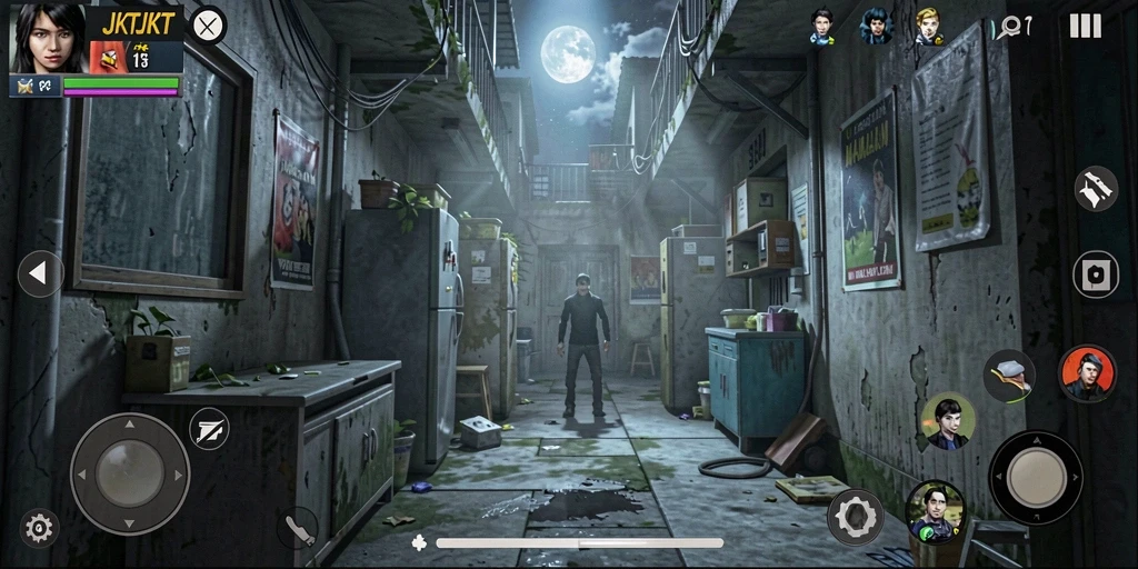 Gameplay menegangkan dengan suasana Horror yang mendalam.
