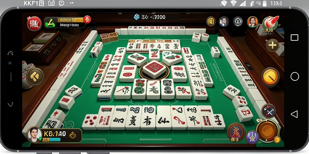 Tampilan gameplay KPK100 yang menegangkan dan seru dalam Mahjong.