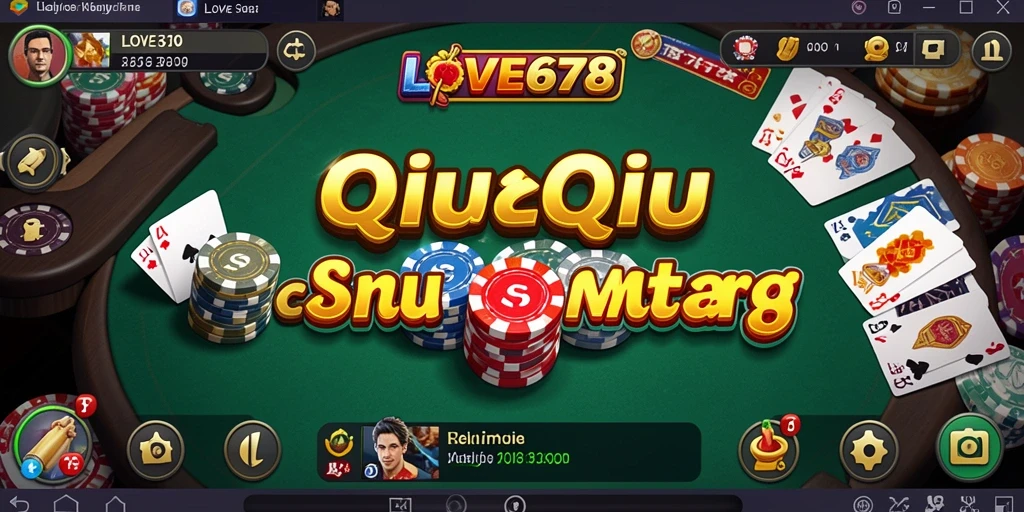 Screenshot gameplay LOVE678 menampilkan serunya bermain QiuQiu.