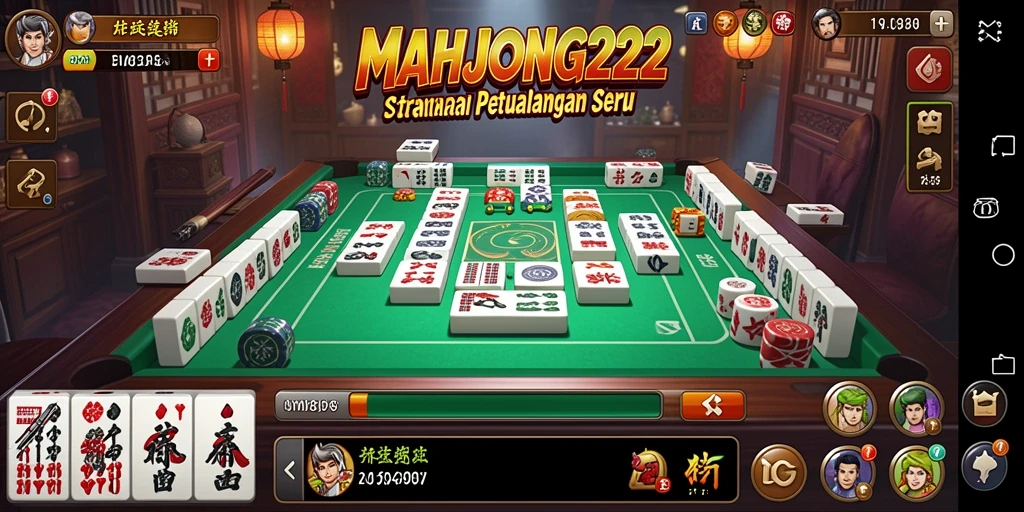Tampilan permainan MAHJONG222 yang memukau dan menarik.