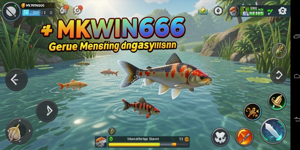 Tangkapan ikan yang menakjubkan dalam gameplay MKWIN666.