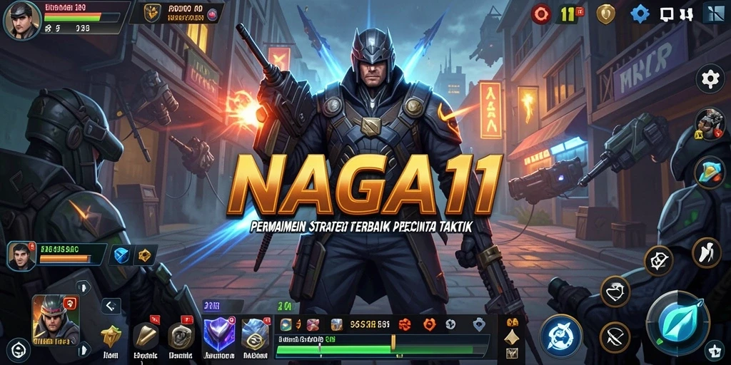Tampilan gameplay mendebarkan dalam NAGA11 yang menuntut strategi cerdas.