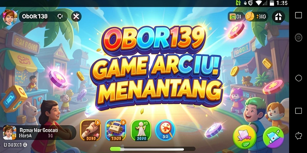 Screenshot OBOR138 menunjukkan aksi gameplay Arcade yang mendebarkan.