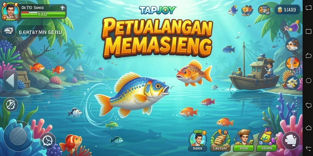 TAMPILAN GAMEPLAY TAPJOY YANG MENAWAN DENGAN PEMANCINGAN YANG SERU