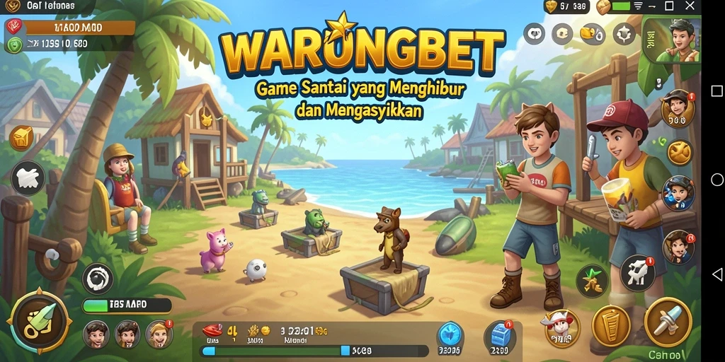Screenshot menunjukkan momen seru dalam gameplay Casual di WARUNGBET.