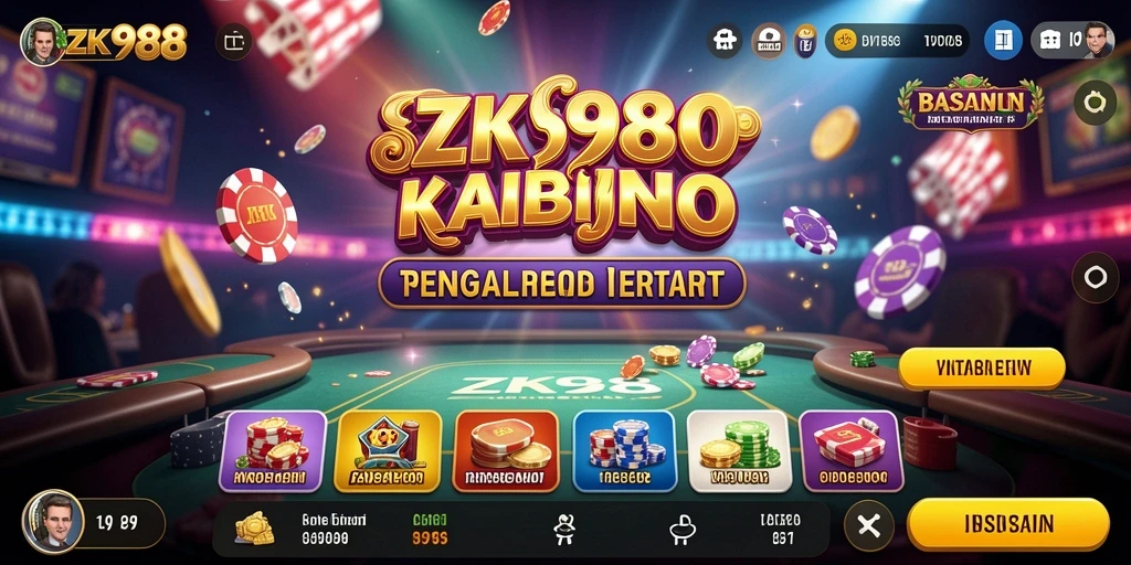 Tampilan menarik dari gameplay Kasino di ZK988.
